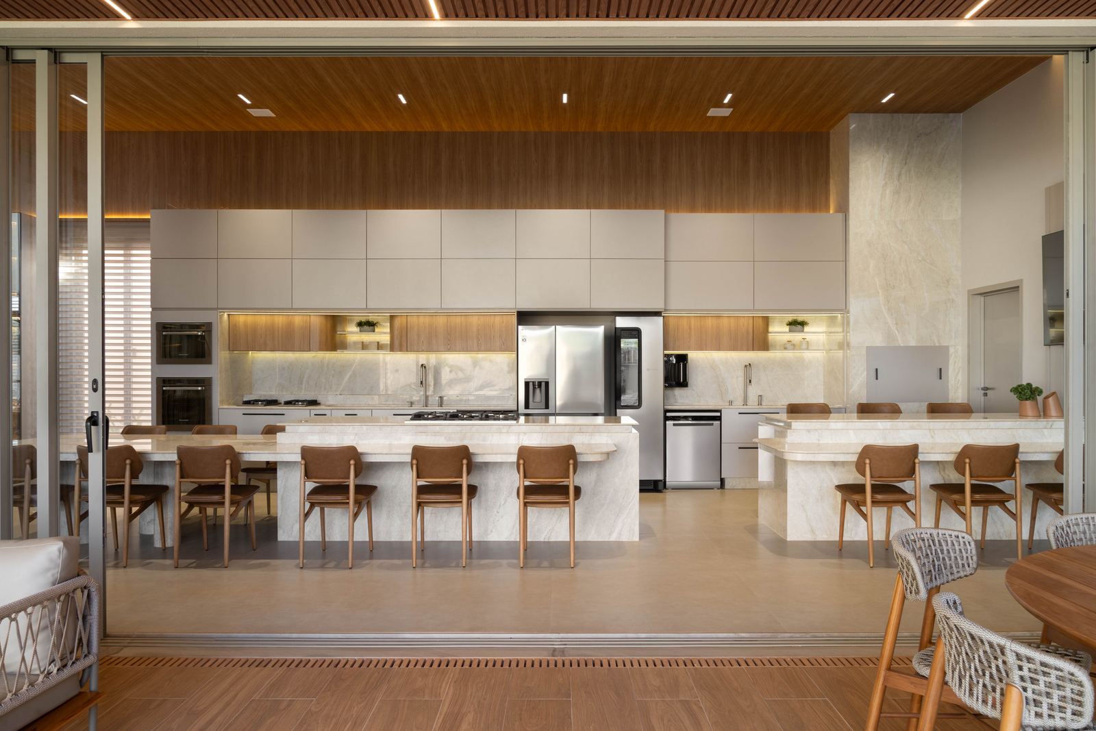 Espaço gourmet da Casa Lago